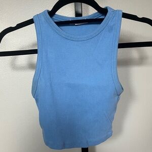 Zara Ribbed Cropped Tank